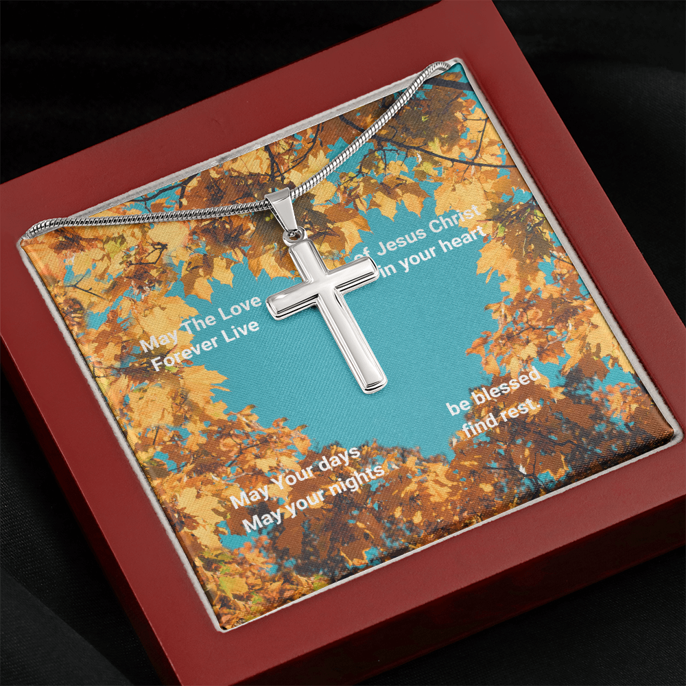 Love of Christ- Fall, snake chain necklace