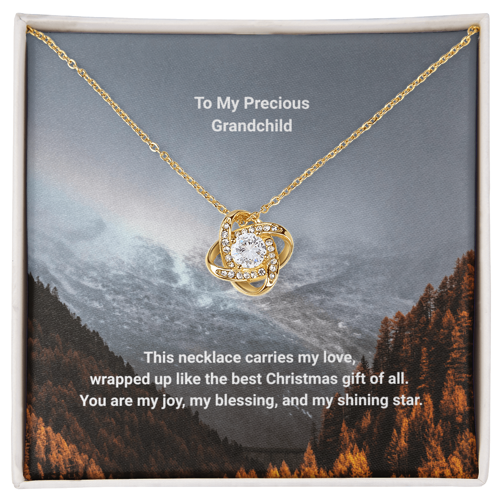 Show some grandparent love with a Love Knot Necklace