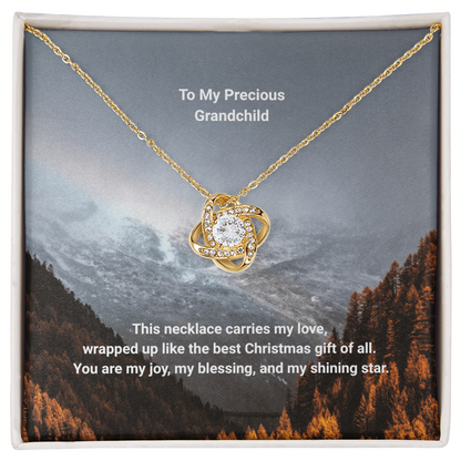 Show some grandparent love with a Love Knot Necklace