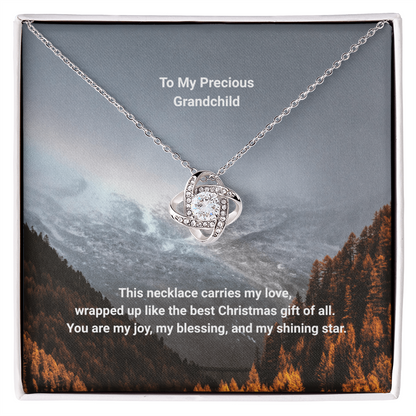 Show some grandparent love with a Love Knot Necklace