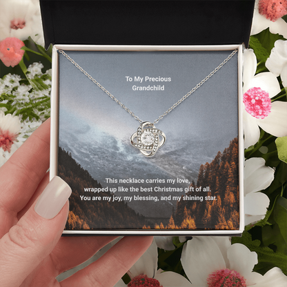 Show some grandparent love with a Love Knot Necklace