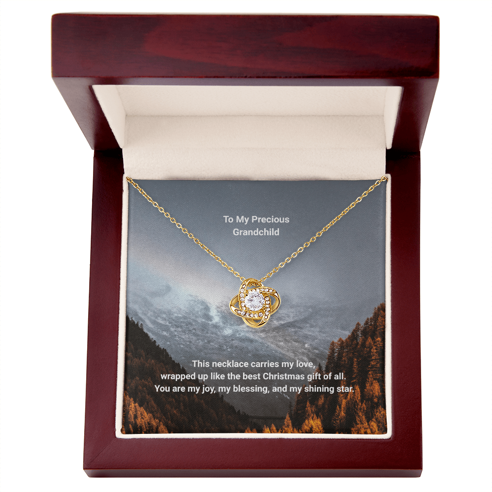 Show some grandparent love with a Love Knot Necklace