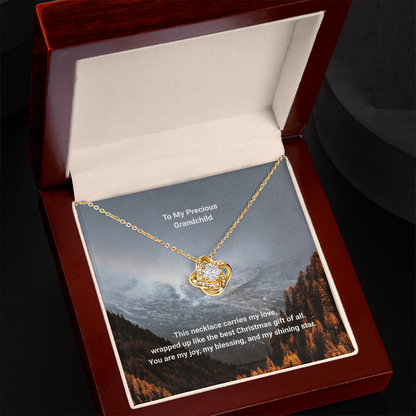 Show some grandparent love with a Love Knot Necklace