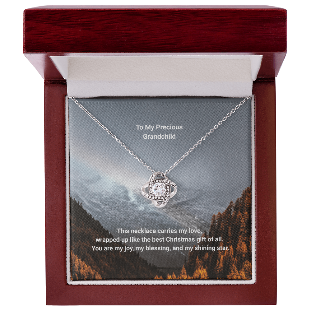 Show some grandparent love with a Love Knot Necklace