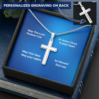 Personalized Cross necklace