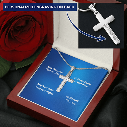 Personalized Cross necklace