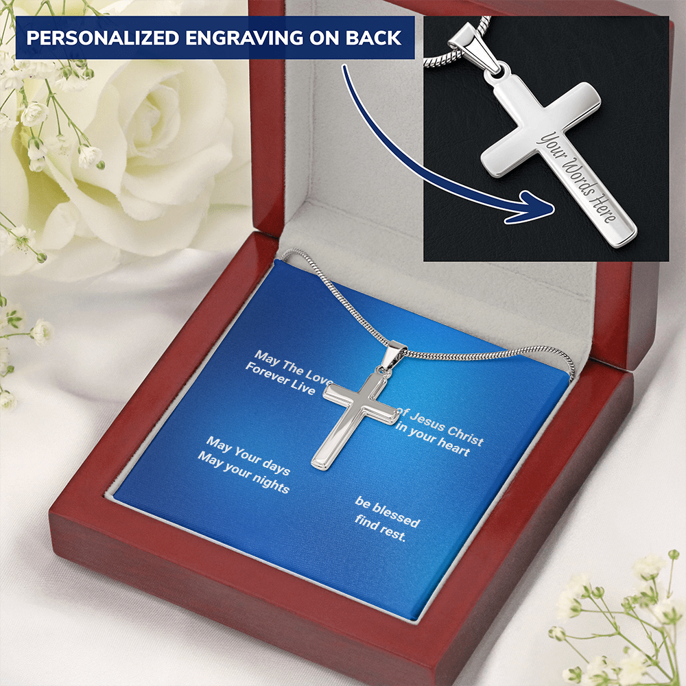 Personalized Cross necklace