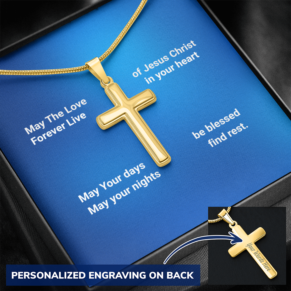Personalized Cross necklace