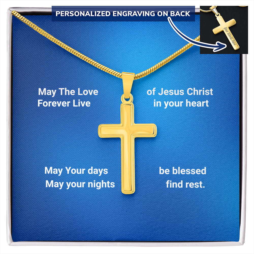 Personalized Cross necklace