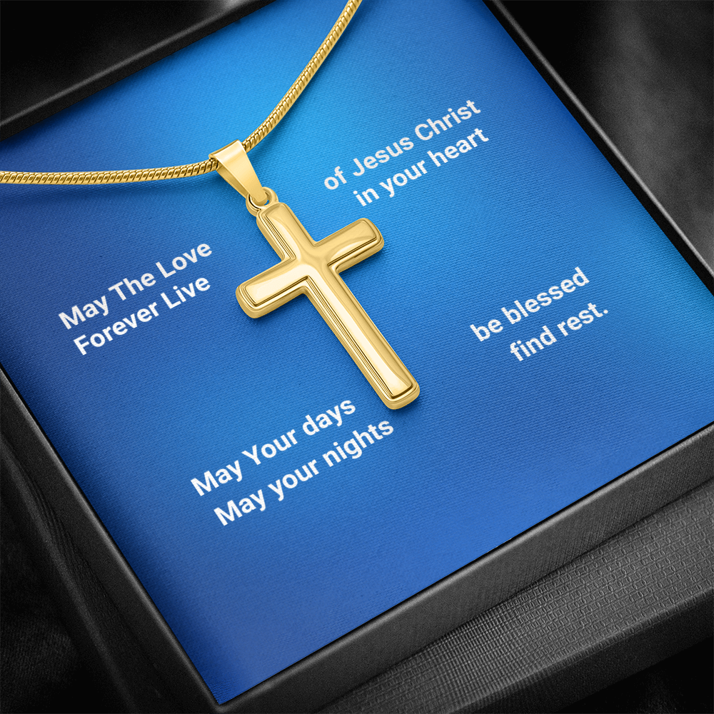 Personalized Cross necklace