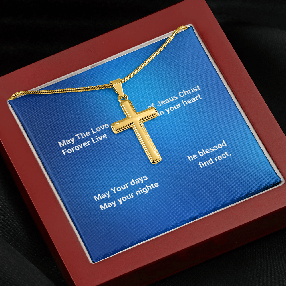 Personalized Cross necklace