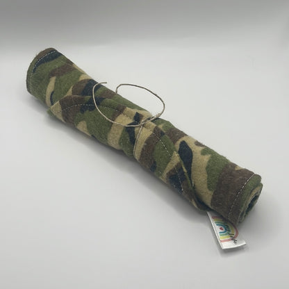 Camouflage burp cloth