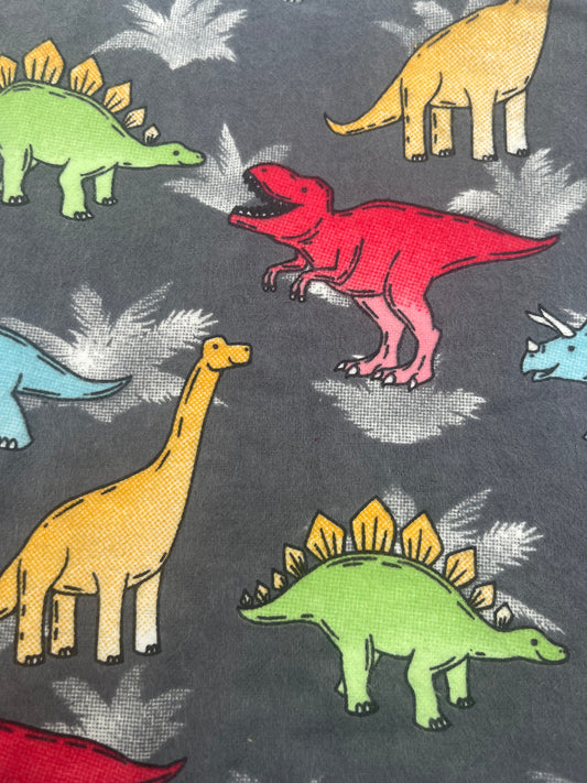 Dinosaurs burp cloth
